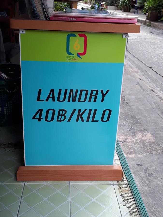 Q6 At 6 Hostel Bangkok Bagian luar foto