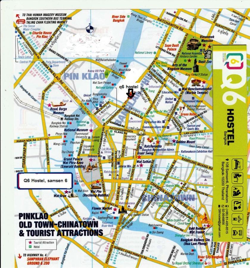 Q6 At 6 Hostel Bangkok Bagian luar foto